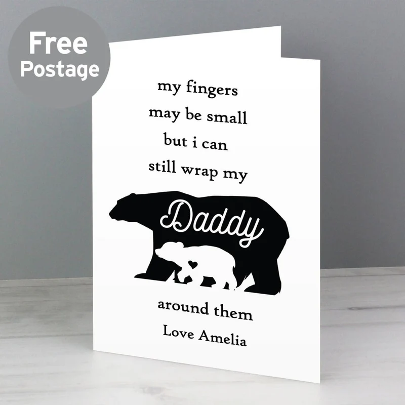 Personalised Fingers May Be Small Card