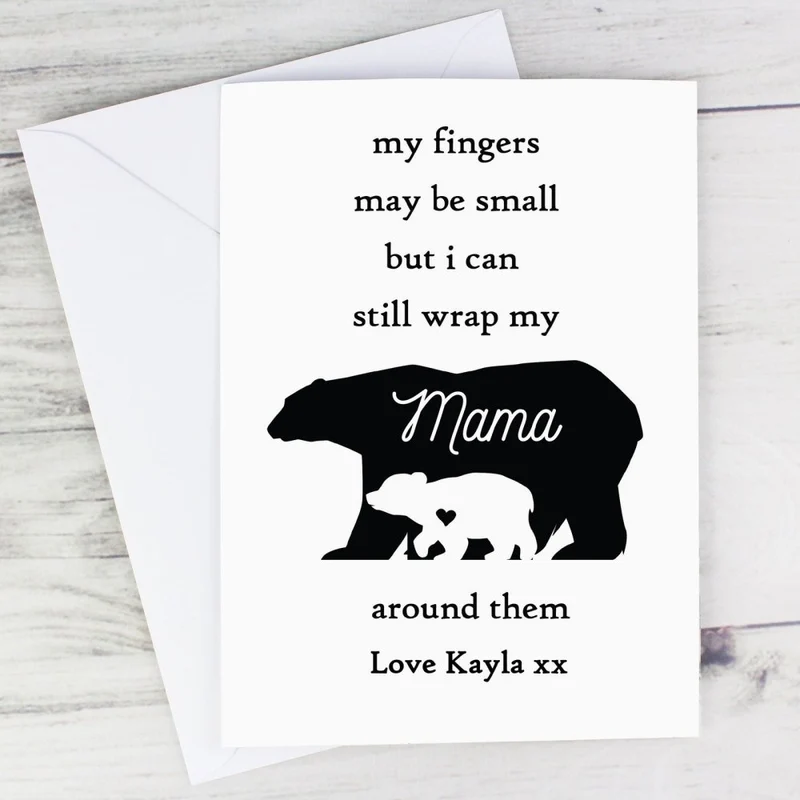 Personalised Fingers May Be Small Card
