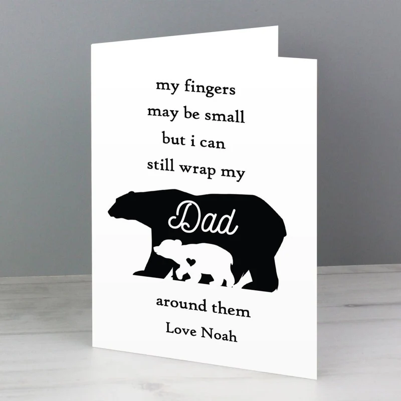 Personalised Fingers May Be Small Card