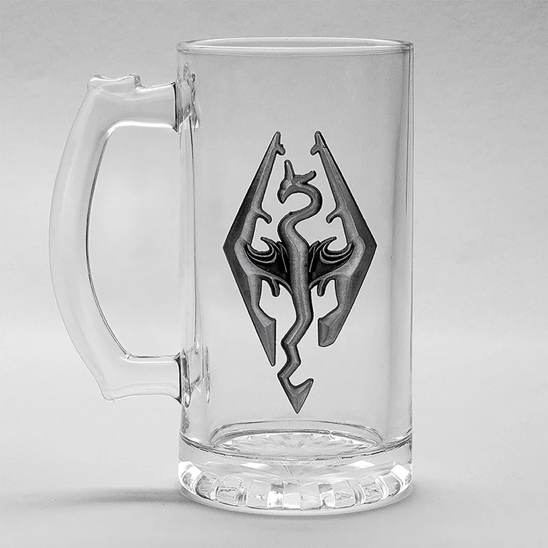 Skyrim - Dragon Symbol Glaskrug