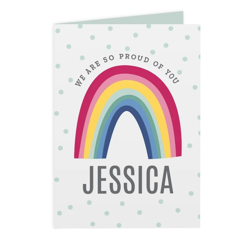 Personalised Rainbow Card