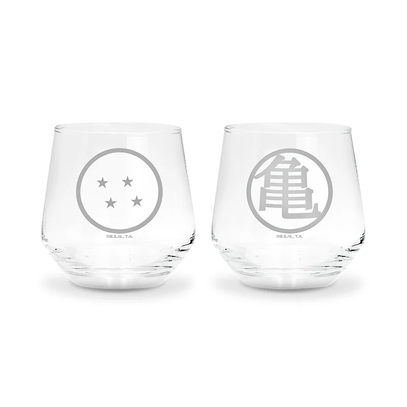 Dragon Ball Z - Kame und Dragon Balls Symbol Gläser 2er Set