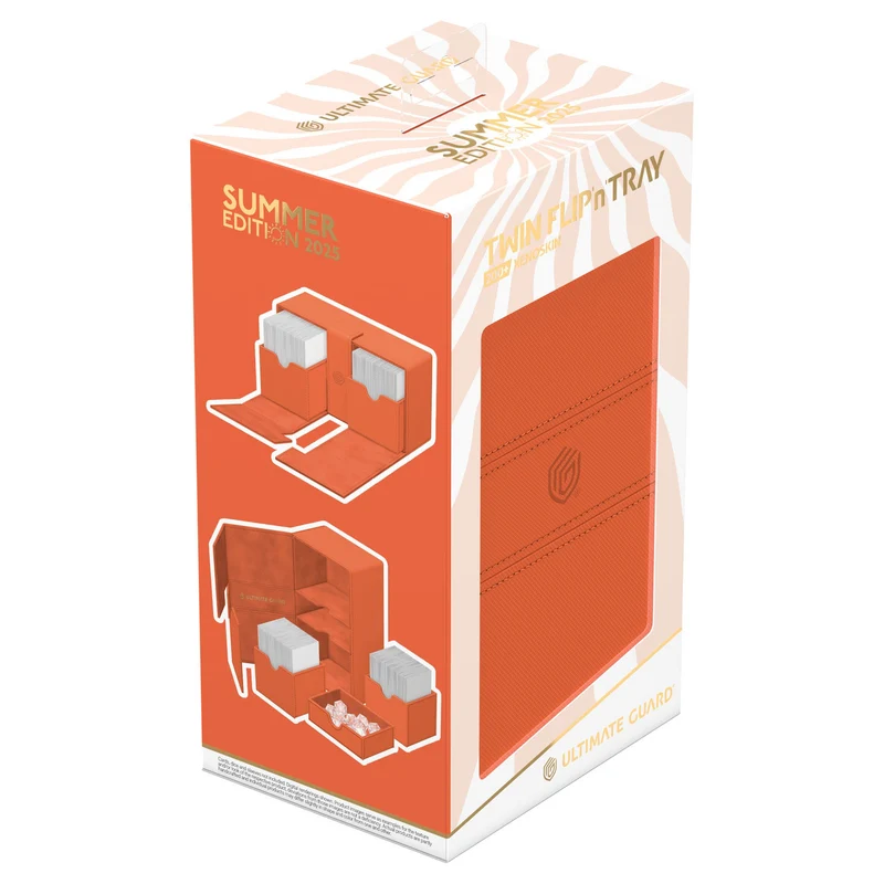 Ultimate Guard Twin Flip'n'Tray 200+ Xenoskin "Summer Edition 2025" - Peach