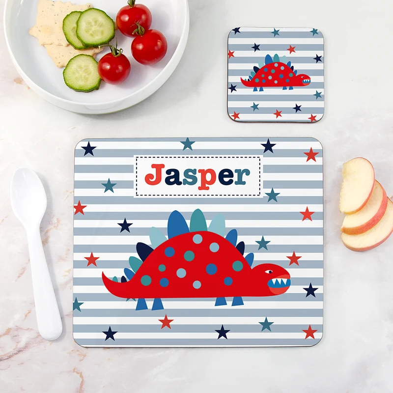 Personalised Personalised Boy's Placemat Set