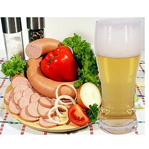 BPFY 16oz Beer Glasses Set of 6 Pilsner Beer Glass Craft Beer Glasses Beer Glassware Cup Bar Beer Glasses Pub Beer Glasses Classic Beer Glasses for Men