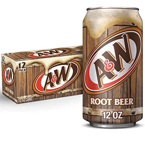 A&W Root Beer, 12 fl oz cans (pack of 12)
