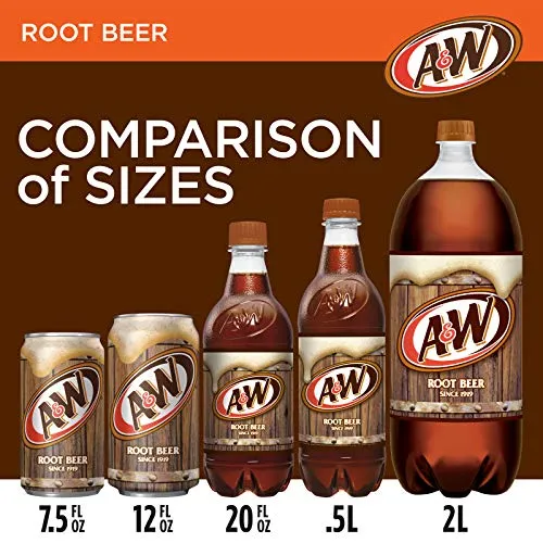 A&W Root Beer, 12 fl oz cans (pack of 12)