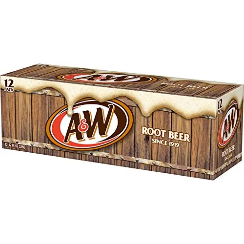 A&W Root Beer, 12 fl oz cans (pack of 12)