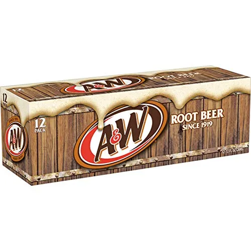 A&W Root Beer, 12 fl oz cans (pack of 12)