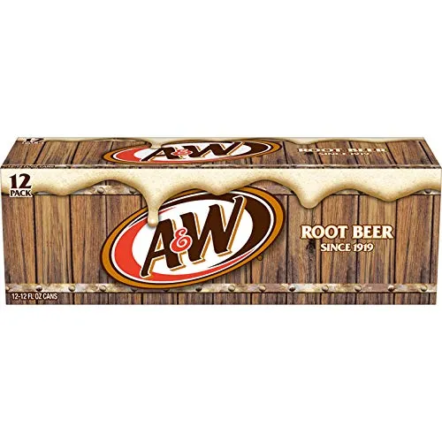 A&W Root Beer, 12 fl oz cans (pack of 12)
