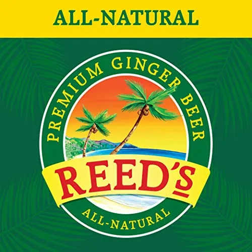 Reed's, Original Ginger Beer, Great Tasting All Natural Craft Ginger Beer with Fresh Ginger Root (12OZ Bottle)