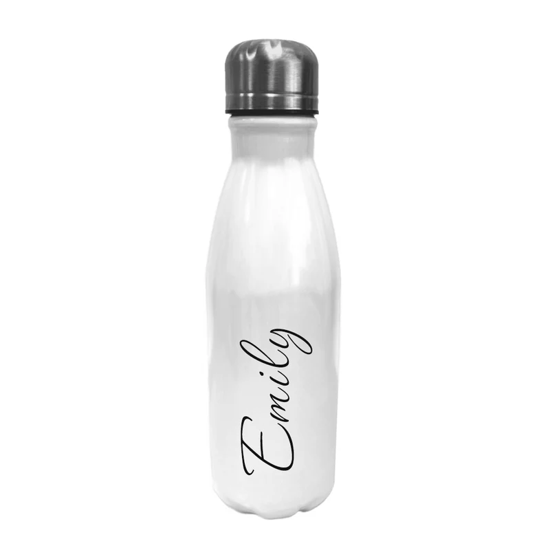 Personalised Personalised Bowling Water Bottle - Handwriting
