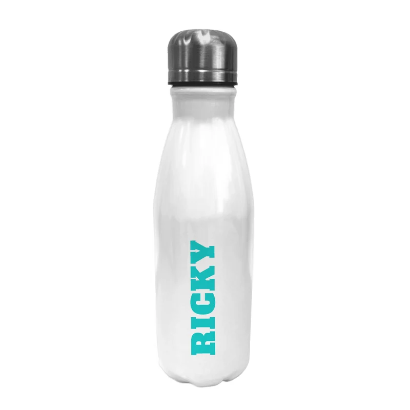 Personalised Personalised Bowling Water Bottle - Block