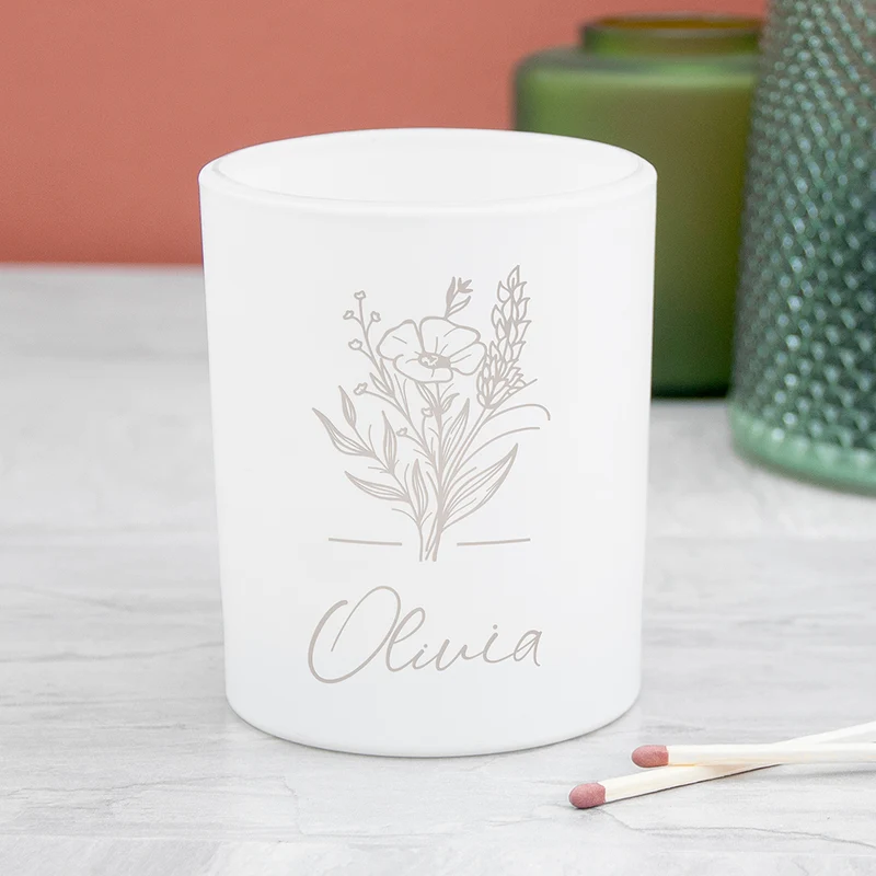 Personalised Personalised Bouquet Candle Holder