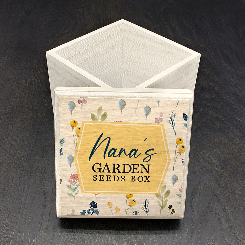 Personalised Personalised Botanical Seeds Box