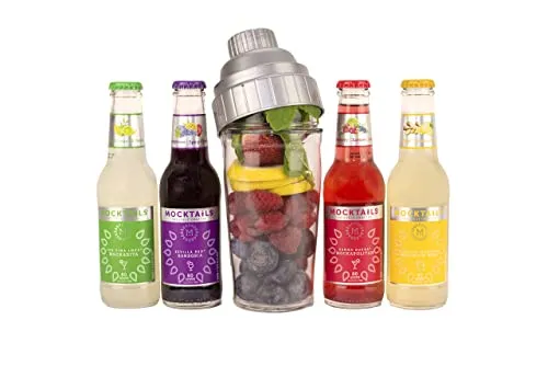**The Official Cocktails of Dry January** - Mocktails Uniquely Crafted Alcohol Free Variety Pack | Non-Alcoholic Cocktail, Low Calorie, Non-GMO, Vegan Alternative | 6.8 Fluid Ounce (Pack of 12)