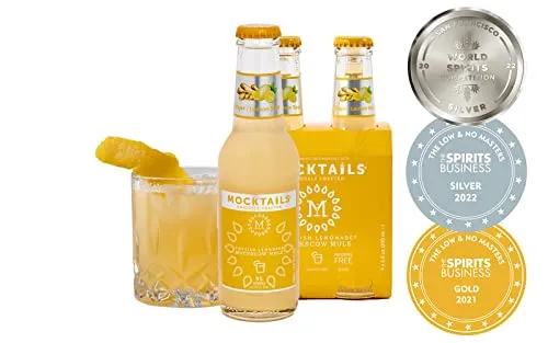 **The Official Cocktails of Dry January** - Mocktails Uniquely Crafted Alcohol Free Variety Pack | Non-Alcoholic Cocktail, Low Calorie, Non-GMO, Vegan Alternative | 6.8 Fluid Ounce (Pack of 12)
