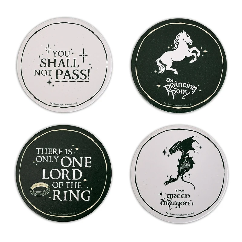 Der Herr der Ringe Untersetzer 4er Set