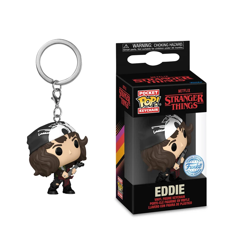 Stranger Things - Eddie Funko Pop Schlüsselanhänger