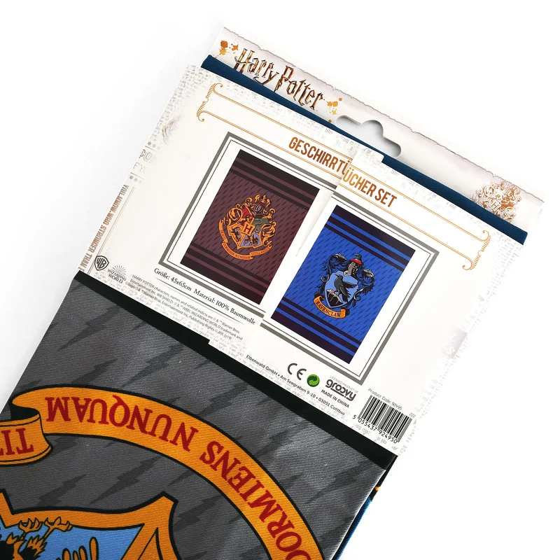 Harry Potter - Ravenclaw & Hogwarts Geschirrtücher Set