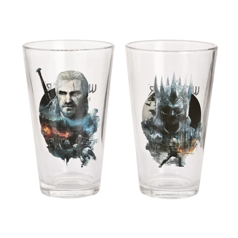 Witcher 3 - Geralt und Eredin Gläser 2er Set