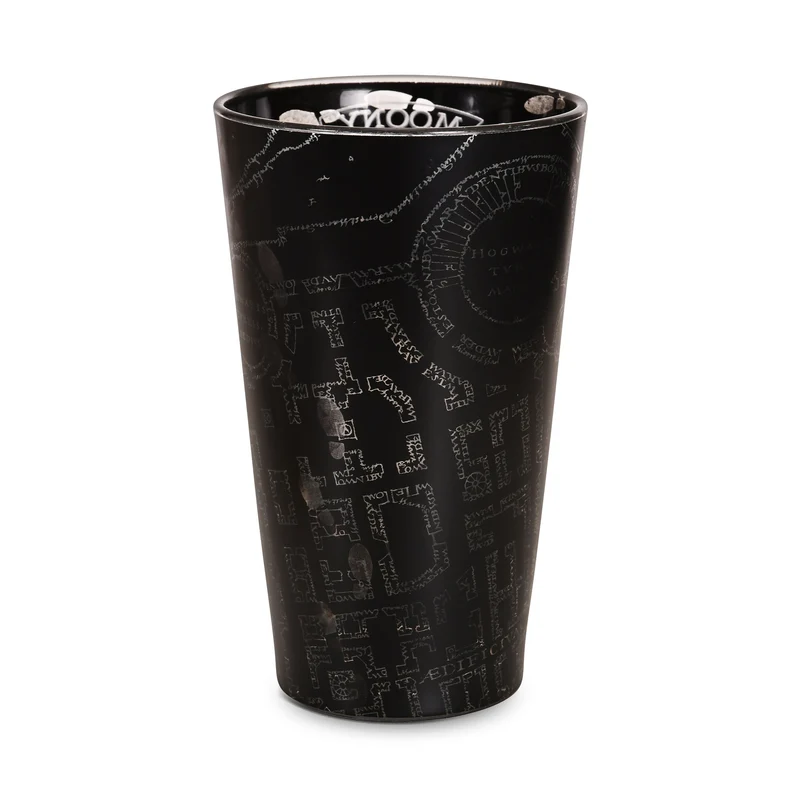 Harry Potter - Karte des Rumtreibers Glas schwarz