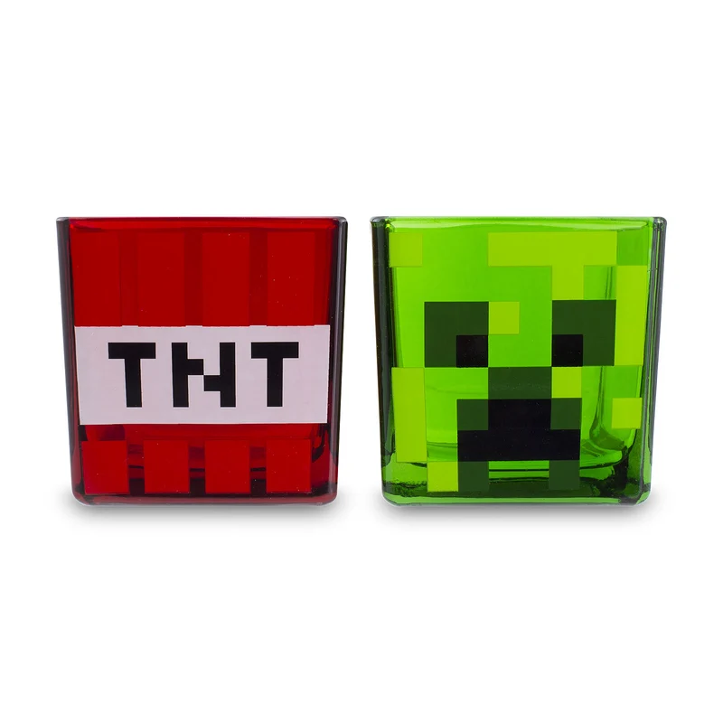 Minecraft - Creeper und TNT Gläser 2er Set