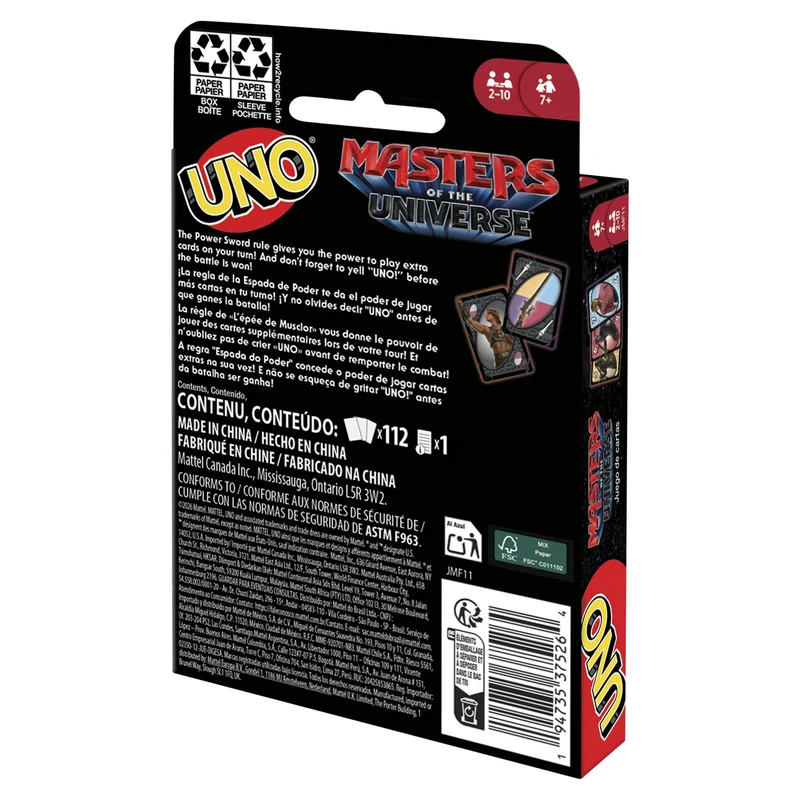 Masters of the Universe 2026 Movie UNO Kartenspiel