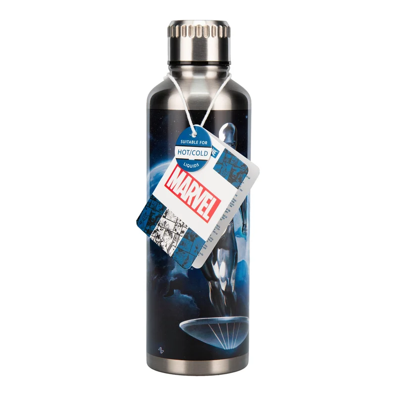 Fantastic Four Metal Trinkflasche Silver Surfer