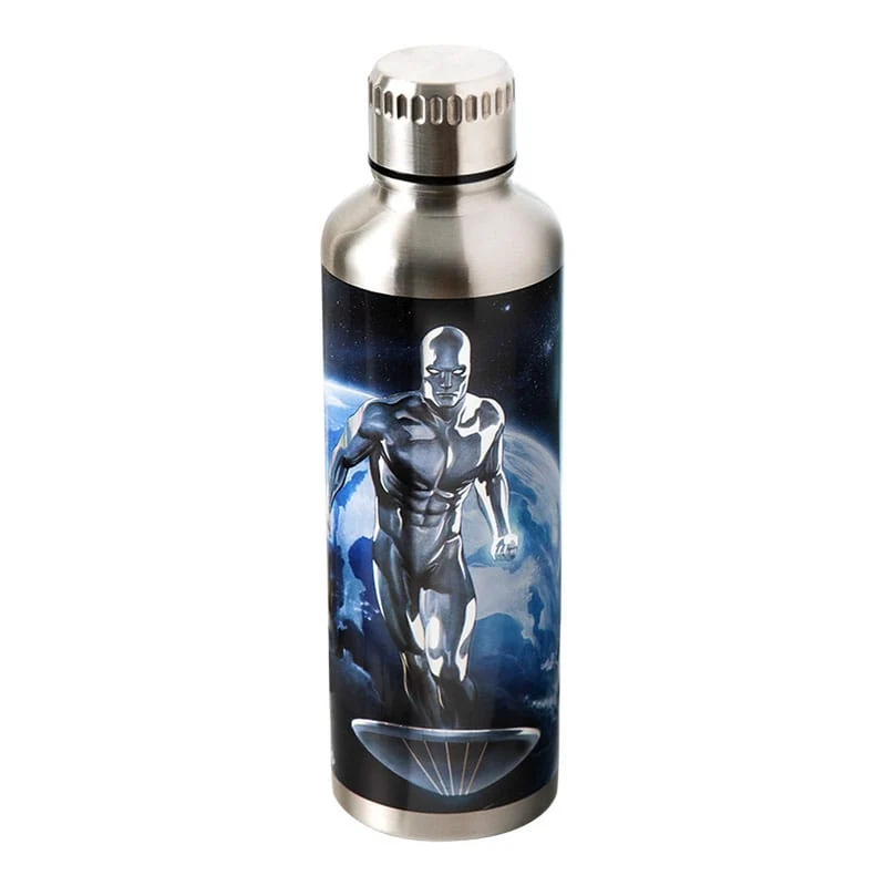 Fantastic Four Metal Trinkflasche Silver Surfer