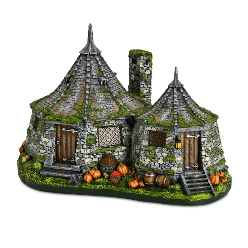 Harry Potter - Hagrids Hütte Miniatur Replik mit LED Leuchtfunktion