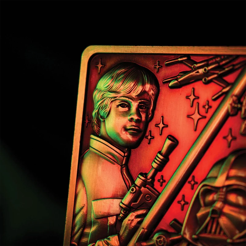 Star Wars - Luke und Darth Vader Metallbarren Replik limitiert