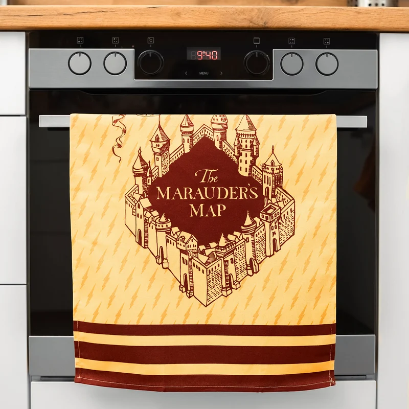 Hogwarts und Karte des Rumtreibers Geschirrtücher Set - Harry Potter