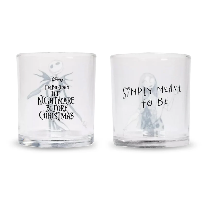 Nightmare Before Christmas - Jack & Sally Gläser 2er Set