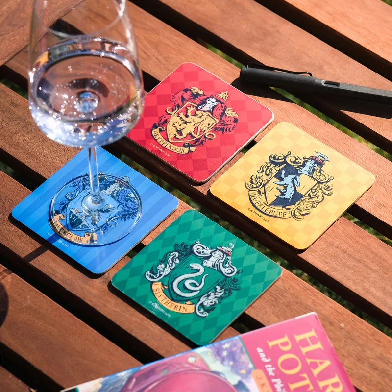Harry Potter - Häuser Wappen Untersetzer 4er Set