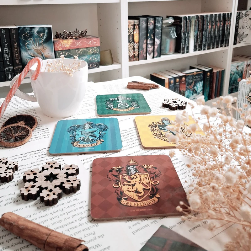 Harry Potter - Häuser Wappen Untersetzer 4er Set