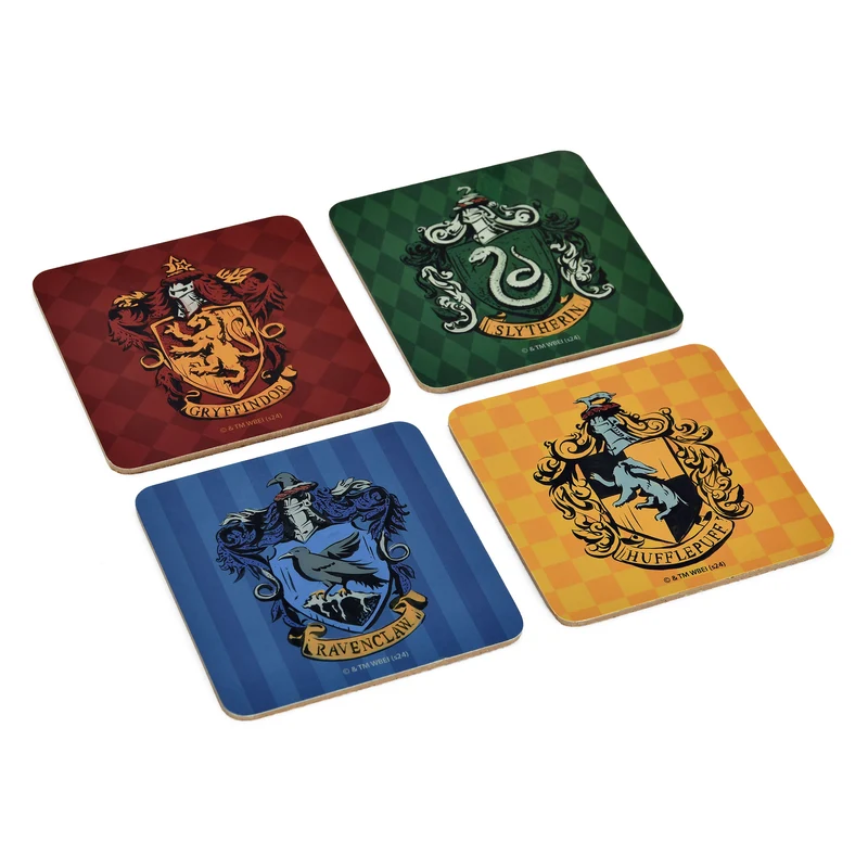 Harry Potter - Häuser Wappen Untersetzer 4er Set
