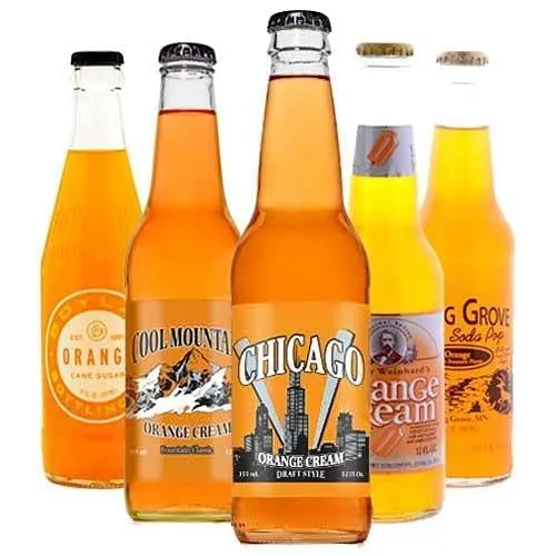 Ultimate Craft Soda Beverage Samplers - Mix Variety Case - Gourmet Sodas from All Around the Country - Choose Your Flavor - 12oz (Orange Soda - 12 Pack)