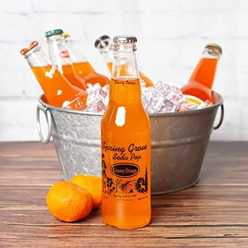 Ultimate Craft Soda Beverage Samplers - Mix Variety Case - Gourmet Sodas from All Around the Country - Choose Your Flavor - 12oz (Orange Soda - 12 Pack)