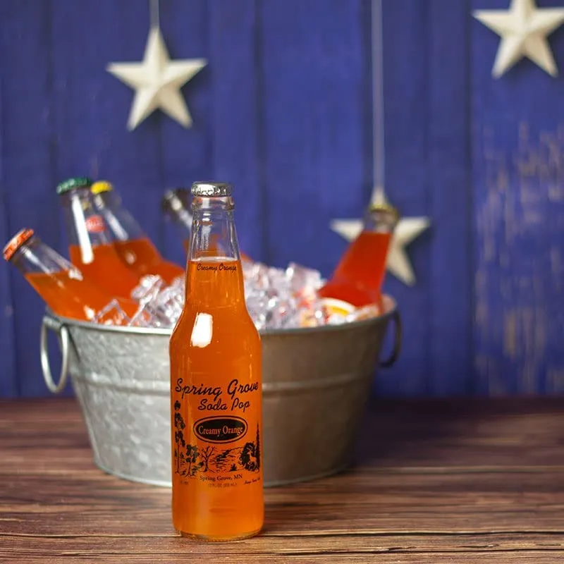 Ultimate Craft Soda Beverage Samplers - Mix Variety Case - Gourmet Sodas from All Around the Country - Choose Your Flavor - 12oz (Orange Soda - 12 Pack)