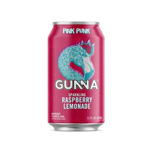Gunna Craft Soda | Variety Pack | Unique Sparkling Lemonade | Natural | Refreshing | Soft Drink and Mixer | Real Flavor | 12 oz | 12 pack