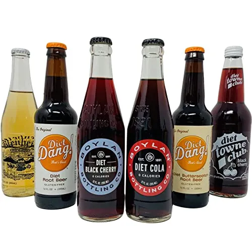 Ultimate Craft Soda Beverage Samplers - Mix Variety Case - Gourmet Sodas from All Around the Country - Choose Your Flavor - 12oz (12-Pack, 24-Pack) (Diet Soda - 24 Pack)