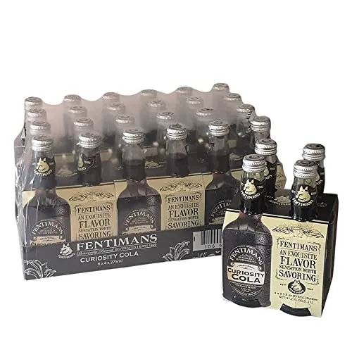 Fentimans Curiosity Cola - Healthy Soda, All Natural Soda, Botanically Brewed, No Artificial Flavors, Preservatives, or Sweeteners, Craft Soda - Curiosity Cola, 9.3 Ounce (Pack of 24)
