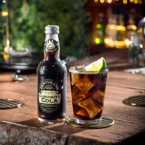 Fentimans Curiosity Cola - Healthy Soda, All Natural Soda, Botanically Brewed, No Artificial Flavors, Preservatives, or Sweeteners, Craft Soda - Curiosity Cola, 9.3 Ounce (Pack of 24)