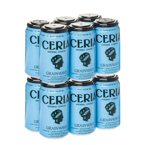 Ceria Brewing, Grainwave Alcohol-Free Belgian White, 12oz (12 pack)