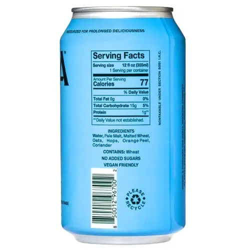 Ceria Brewing, Grainwave Alcohol-Free Belgian White, 12oz (12 pack)