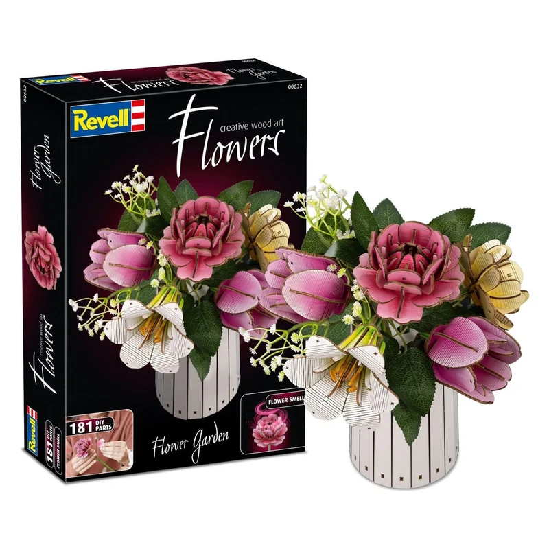 Revell Flowers Holzblumen Flower Garden 22 cm