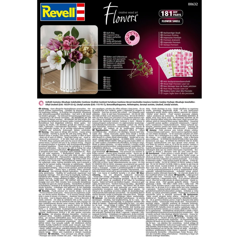 Revell Flowers Holzblumen Flower Garden 22 cm