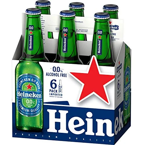 Heineken Non-alcoholic Beer, 12 Oz, 6 Ct