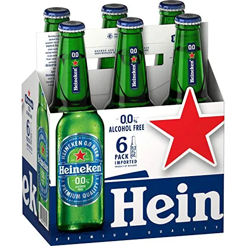 Heineken Non-alcoholic Beer, 12 Oz, 6 Ct